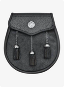 Semi Dress Black Sealskin Celtic  Sporran