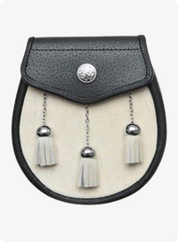 Semi Dress Natural Sealskin Celtic Sporran