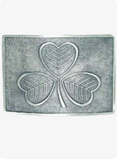 Shamrock Design Kilt Belt Buckle