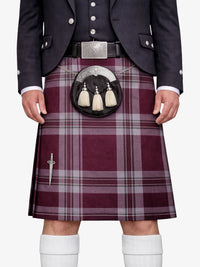 Tynecastle Park Tartan Kilt Model Front