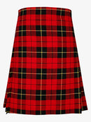 Wallace Red Modern Tartan Kilt Front