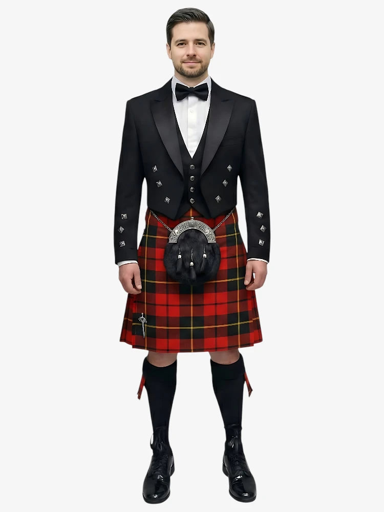 Wallace Tartan Prince Charlie Kilt Outfit