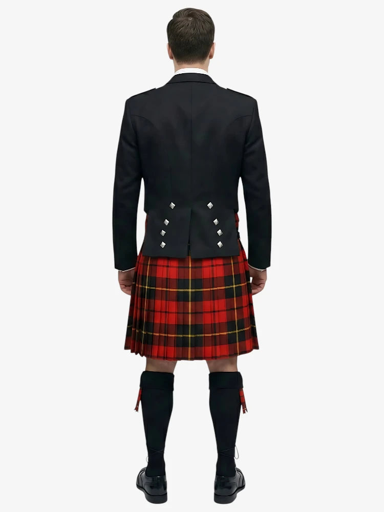 Wallace Tartan Prince Charlie Kilt Outfit
