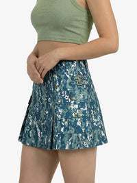 Women Blue Camo Utility Kilt