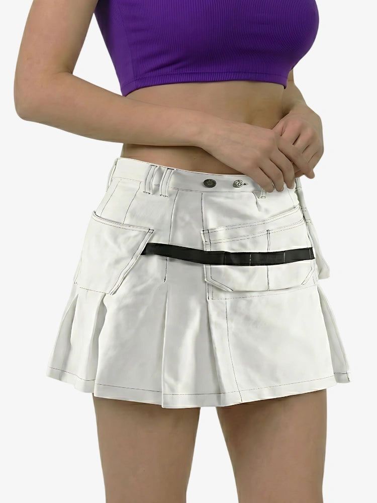 Women Carheartt White Work Utility Kilt