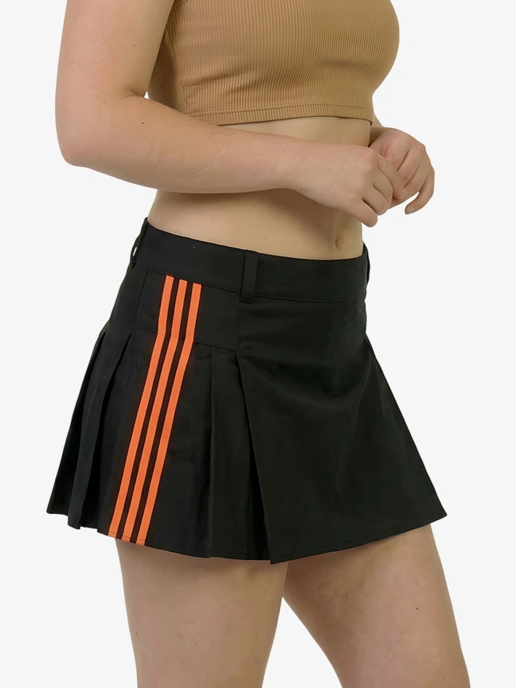 Women Modern Black Firefighter Utility Kilt