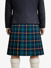 Young Modern Tartan Kilt Model Back